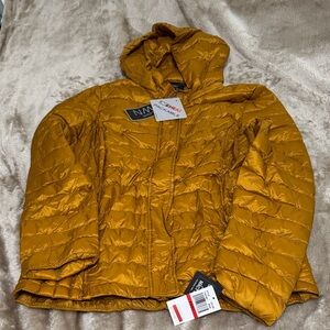 32 Degrees Women's Gold Puffer Jacket